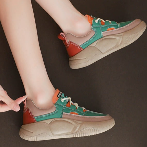 BrightStep Spectrum - Vrolijke Dames Sneakers met Extradikke Zool