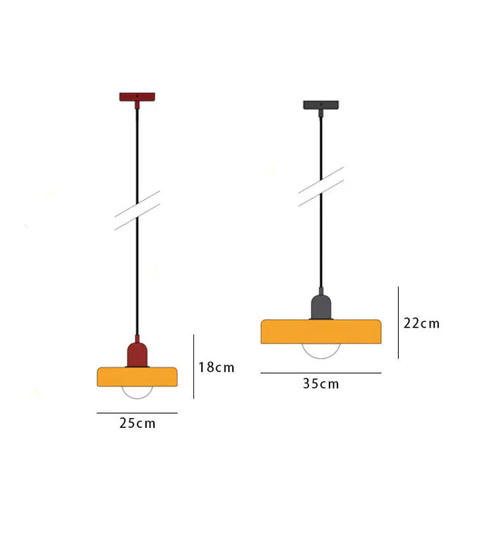 ModernGlass Plafondlamp - Scandinavische Hanglamp met Glasafwerking