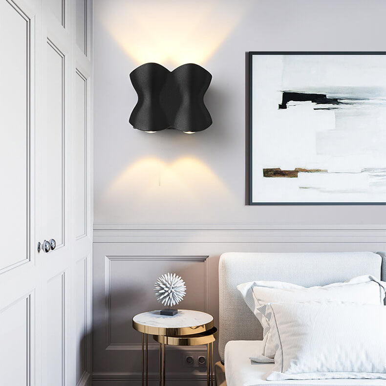 AquaGlow - Moderne waterdichte LED buitenwandlamp van aluminium | Weerbestendige verlichting voor buitenruimtes