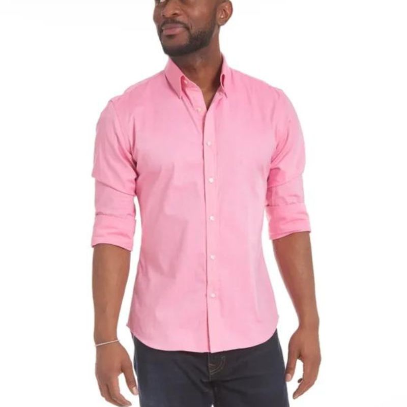 Lucas - Kreukvrije Blouse met Rits voor Heren – Stijlvol en Onderhoudsvriendelijk