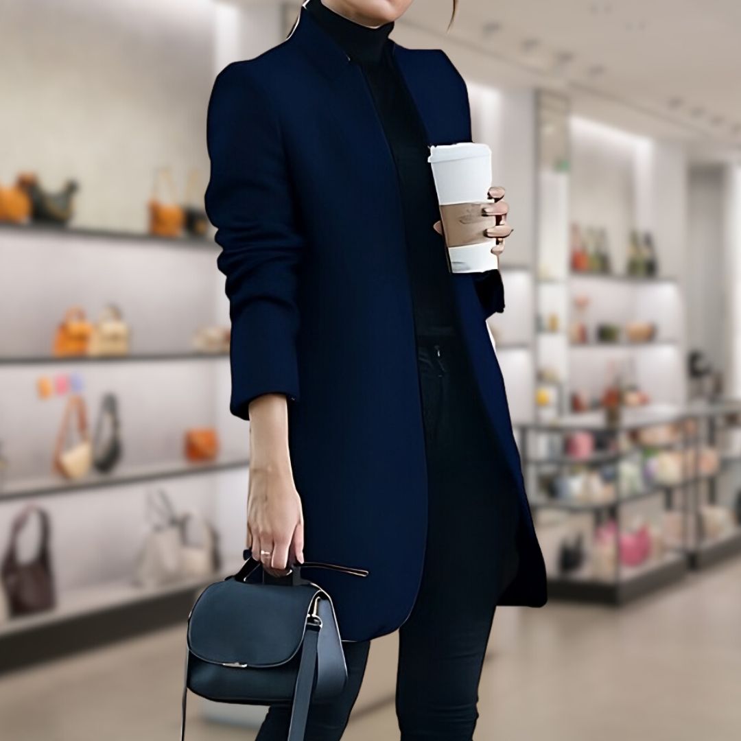 Claudine - Dames Herfst Winter Wolblazer - Stijlvol & Warm voor Koude Dagen