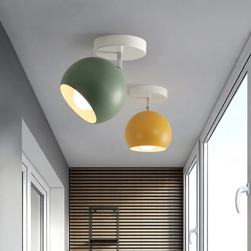 Moderne Macaron Stijl LED Plafondlamp - Sfeervolle Verlichting voor Woonkamer en Slaapkamer