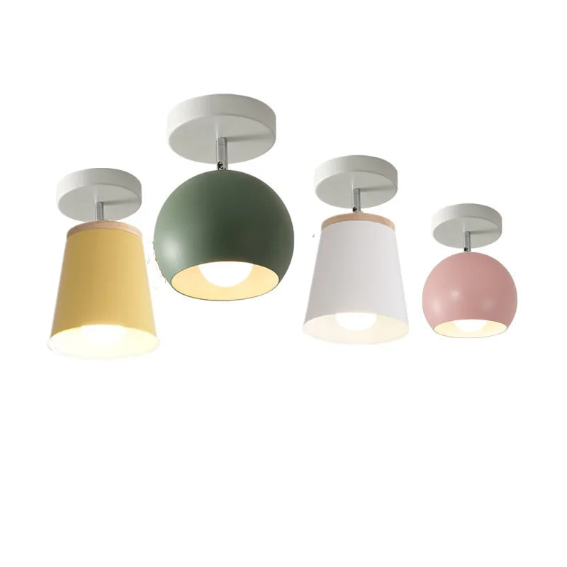 Moderne Macaron Stijl LED Plafondlamp - Sfeervolle Verlichting voor Woonkamer en Slaapkamer