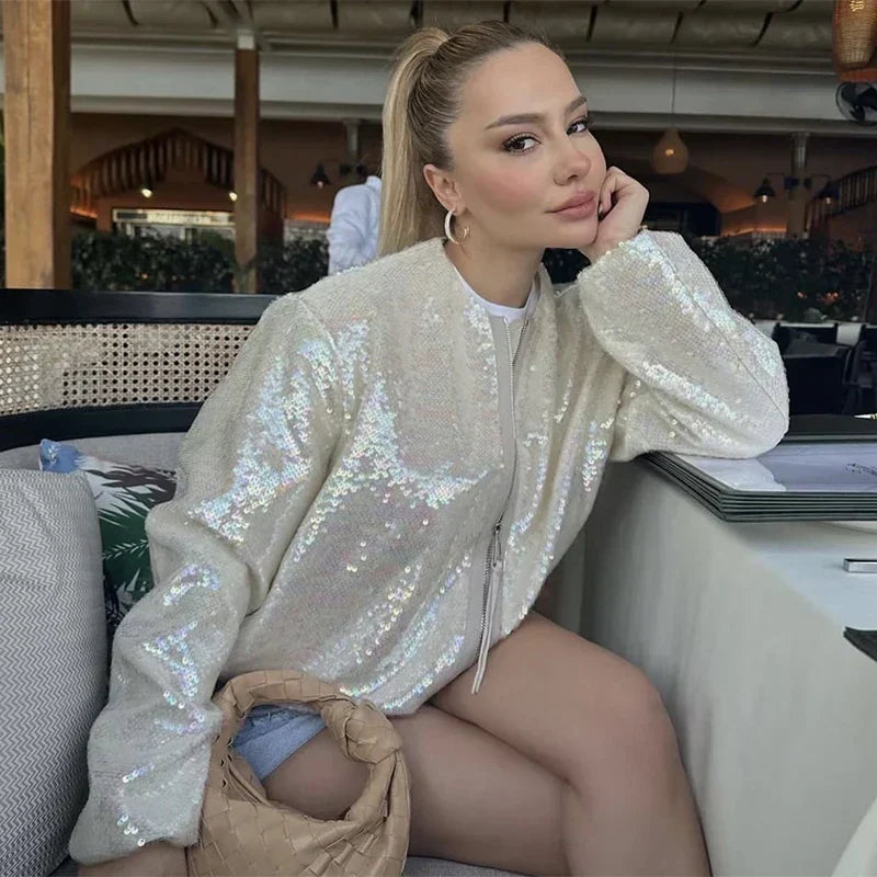 Livia – Glanzende High-Street Jas voor Dames | Modieuze en Stijlvolle Winterjas