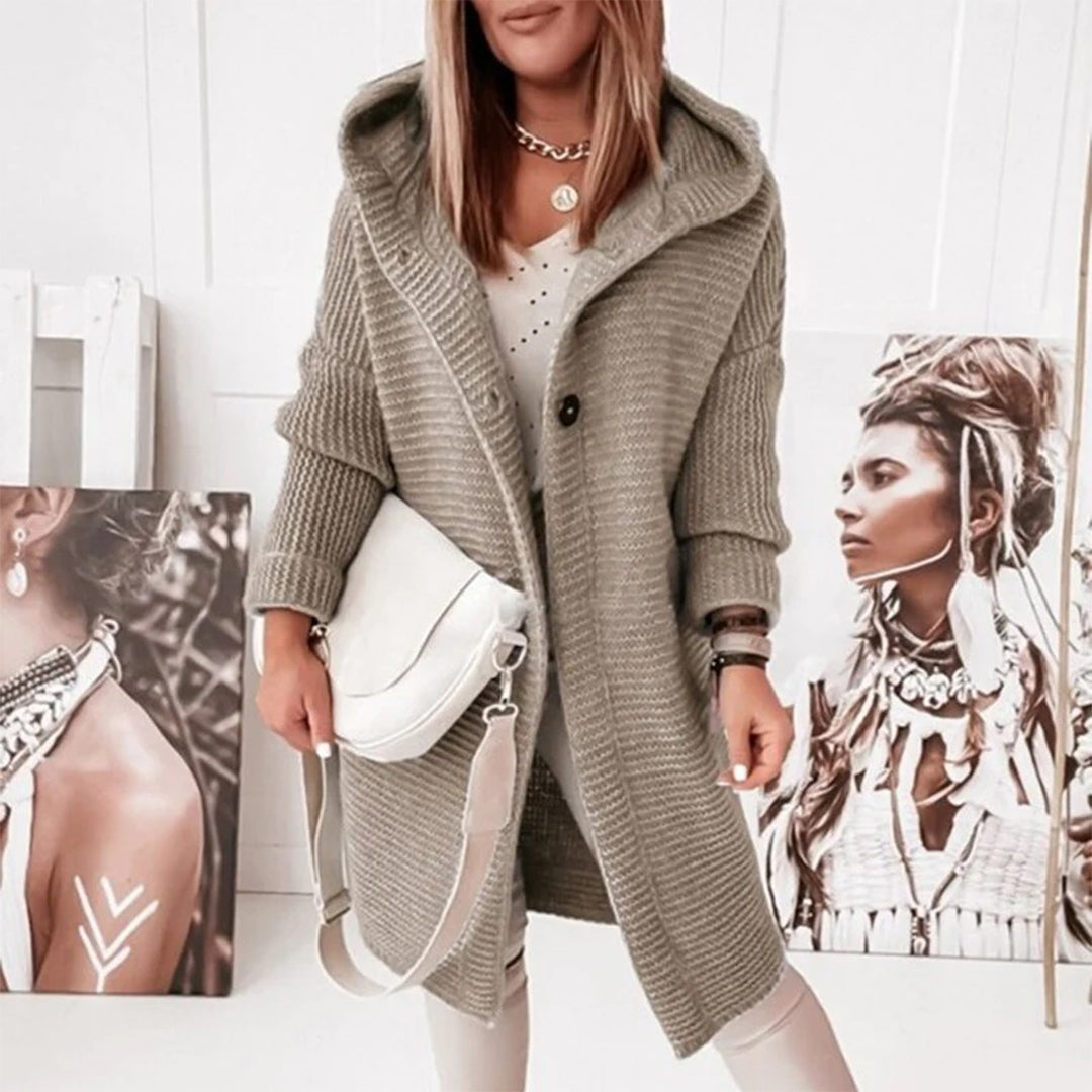 Eline Comfortabele Gebreide Damesvest - Zachte en Warme Cardigan