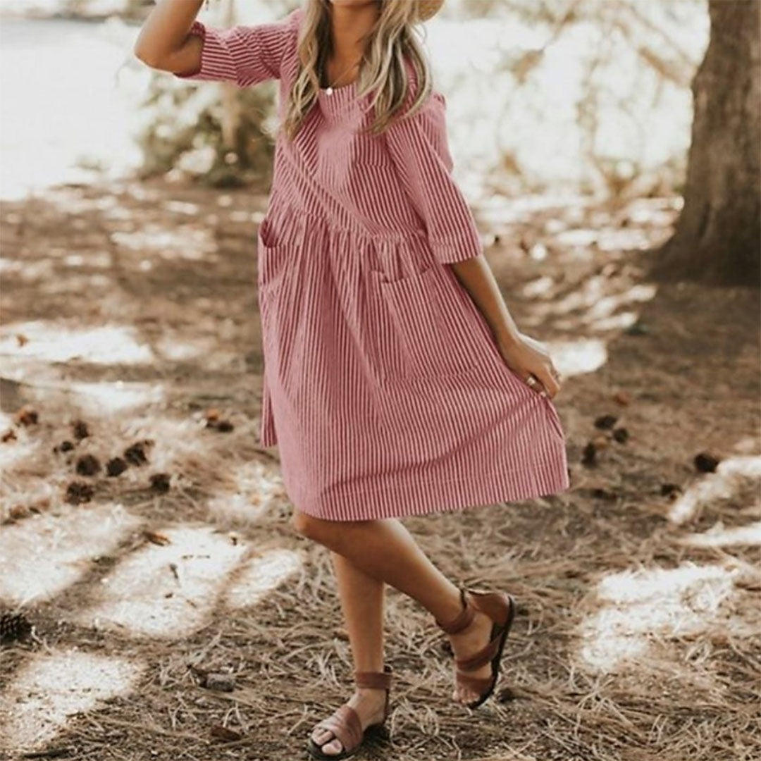 Belinda - Comfortabel Vrijetijdsjurk | Stijlvolle en Casual Jurk voor Dagelijks Gebruik