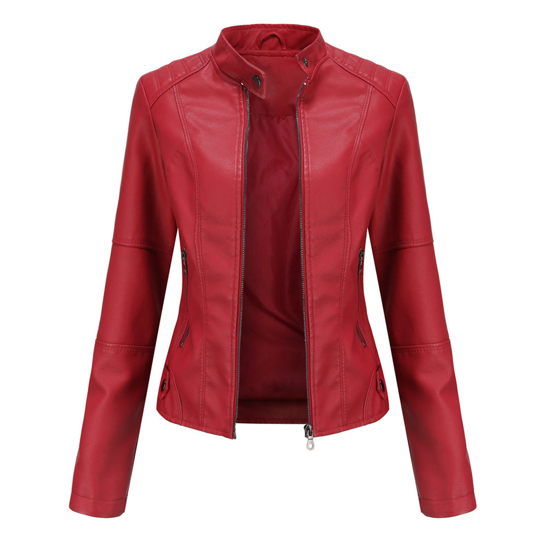 Tijdloze Dames Lederjacke - Elegant en Duurzaam
