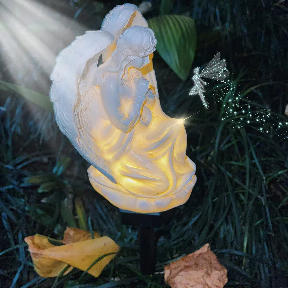 CelestialGlow - Hars Engel Solarlamp | Sfeervolle Buitenverlichting