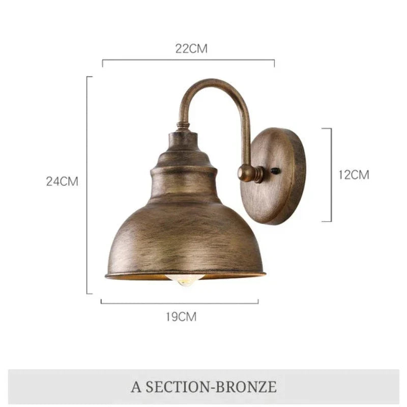 RetroShield - Weerbestendige Klassieke LED Wandlamp voor Buiten