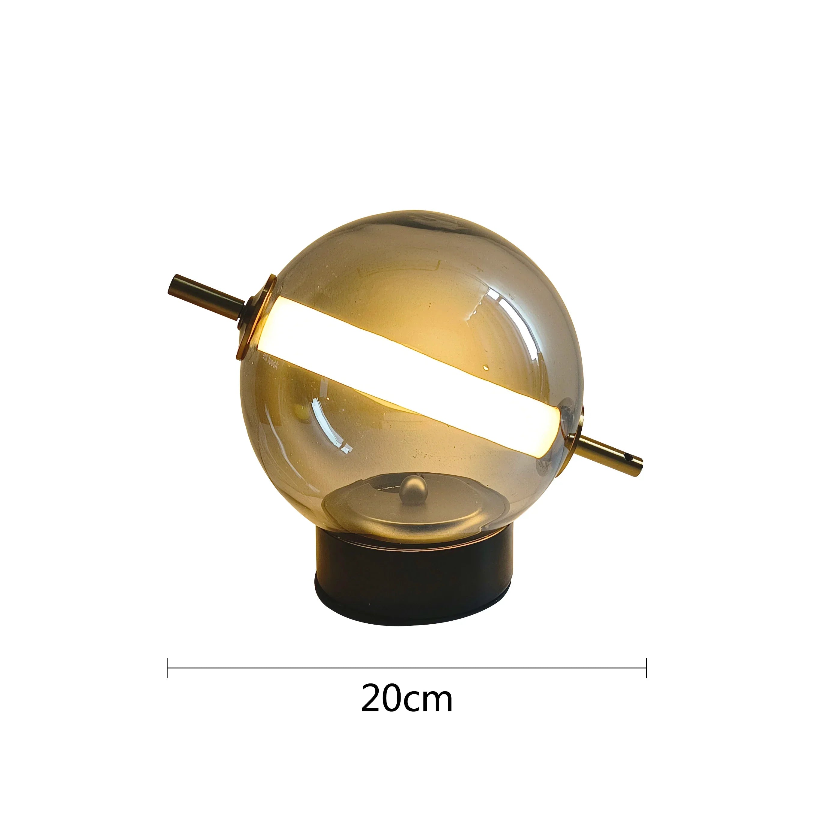 RetroLumière - Vintage Glazen Tafellamp met Stijlvol Ontwerp