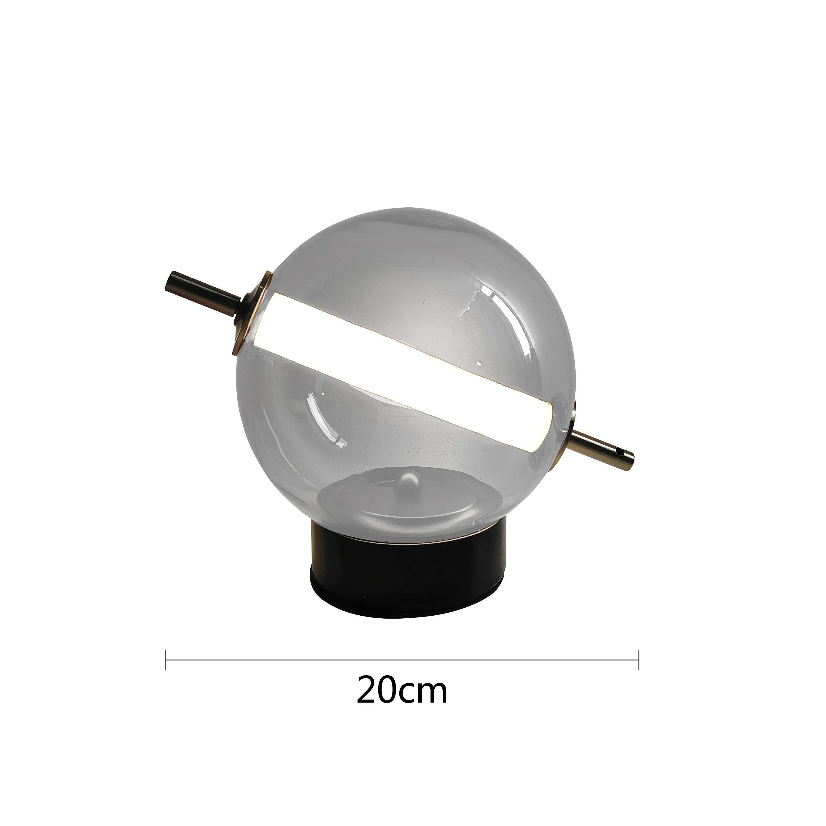 RetroLumière - Vintage Glazen Tafellamp met Stijlvol Ontwerp