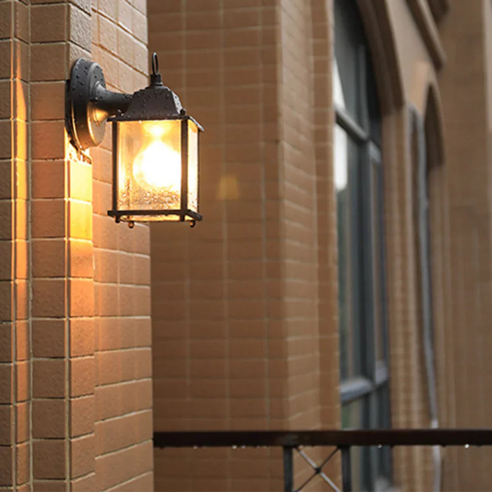 VintageGlow - Retro Buitenwandlamp | Waterdichte Wandlamp voor Buiten