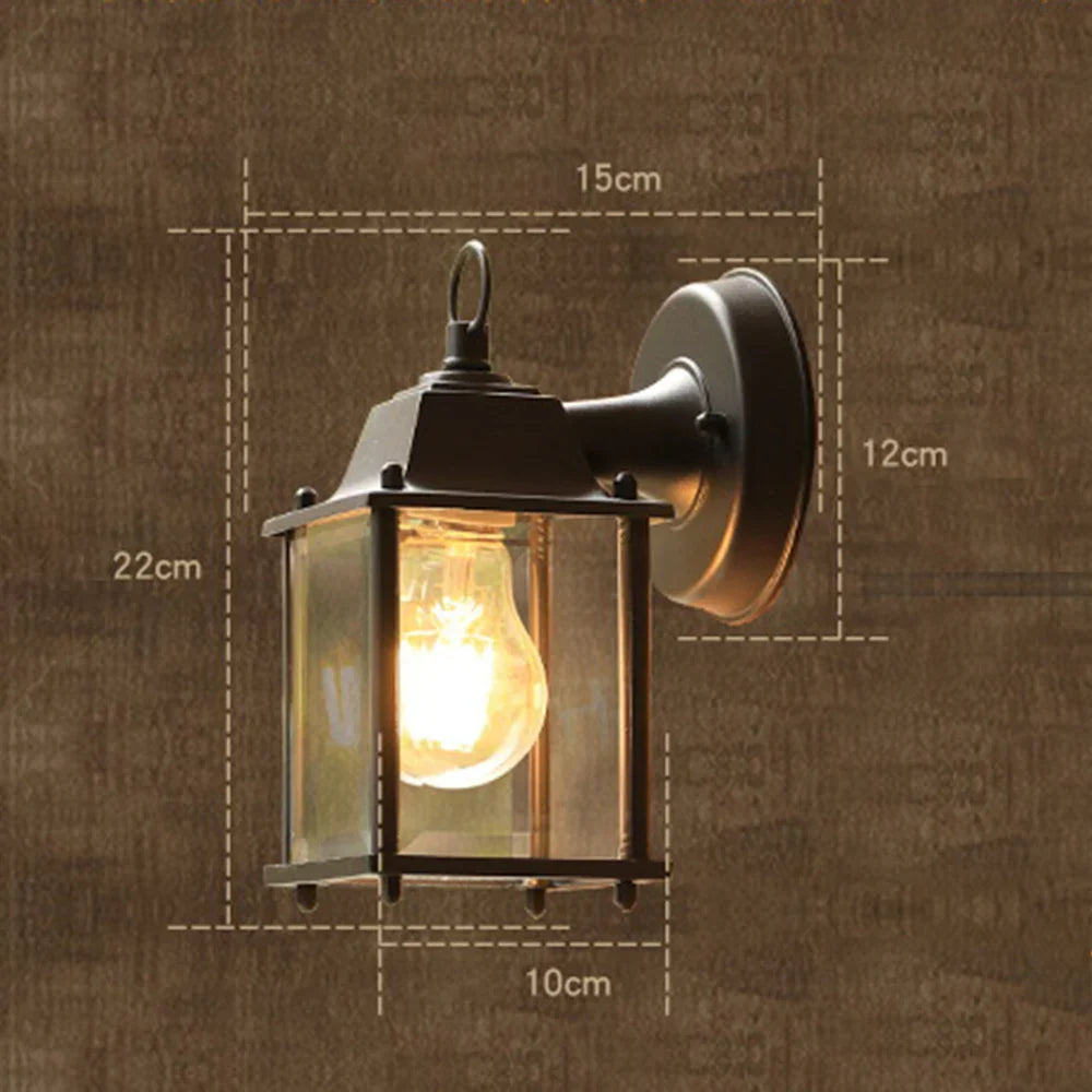 VintageGlow - Retro Buitenwandlamp | Waterdichte Wandlamp voor Buiten