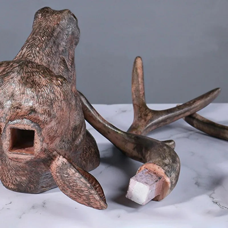 Rustieke Gewei Wanddecoratie - Stijlvolle Natuurinspiratie voor je Interieur