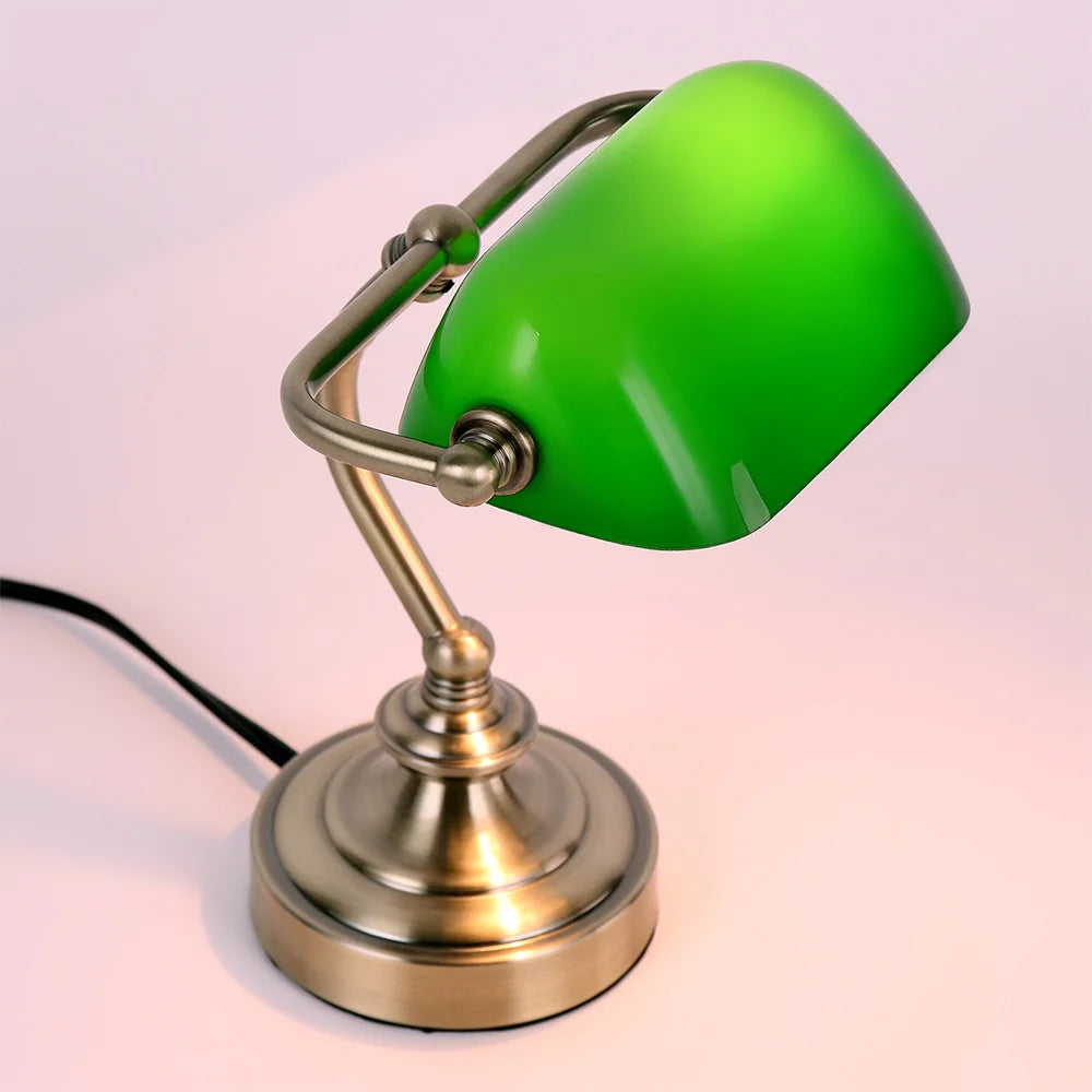 RetroLite - Mini Retro Bureaulamp | Compacte Verlichting voor Werkplekken