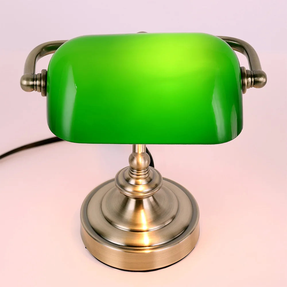 RetroLite - Mini Retro Bureaulamp | Compacte Verlichting voor Werkplekken