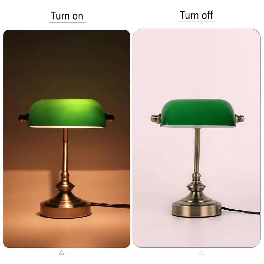 RetroLite - Mini Retro Bureaulamp | Compacte Verlichting voor Werkplekken