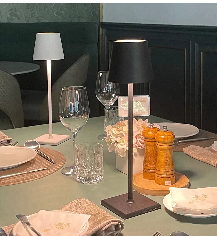 LumiSphere - Stijlvolle Draadloze Tafellamp | Flexibele Moderne Verlichting