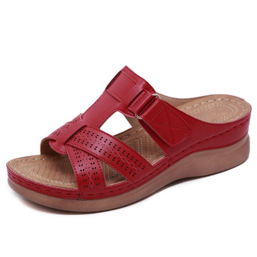 Elise – Brede Wedge Sandalen | Comfortabele en Stijlvolle Zomersandalen voor Dames