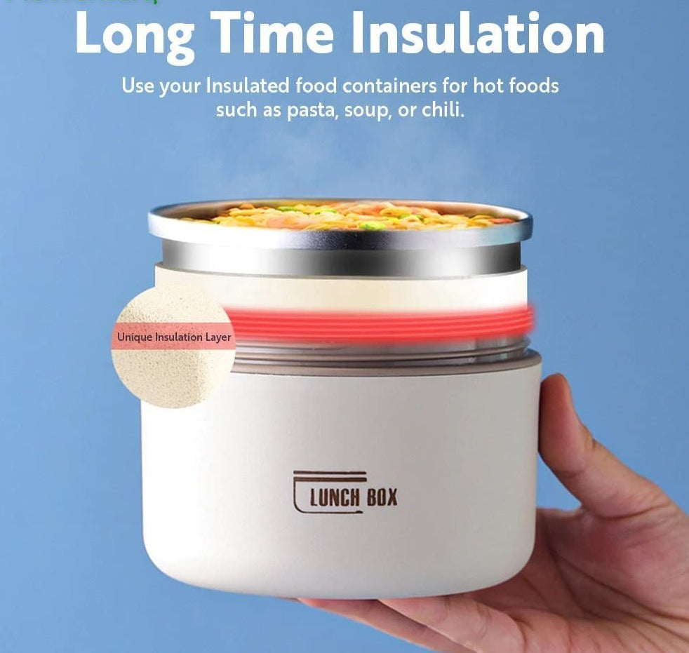 SmartLunch - Geïsoleerde Lunchbox Set | Perfect voor Werk en Reizen