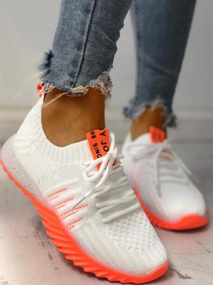 Sportieve Sokken Sneaker – Comfortabele en Ademende Dames Schoenen