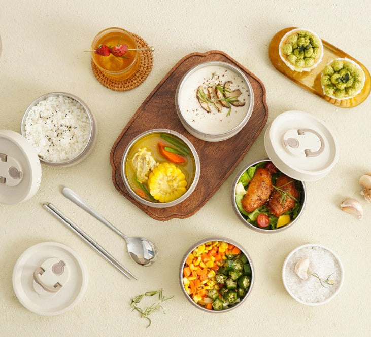 SmartLunch - Geïsoleerde Lunchbox Set | Perfect voor Werk en Reizen