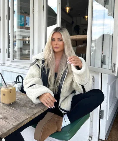 Warmtique - Modieuze Teddy Fleece Jas voor Dames