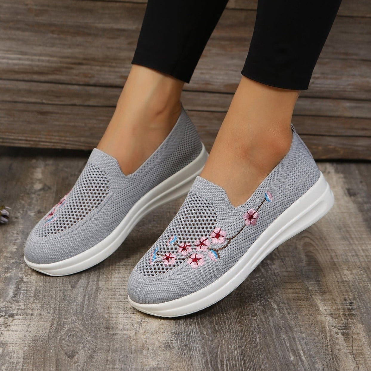 ComfortStep - Slip On Bedrukte Dameschoen 2023