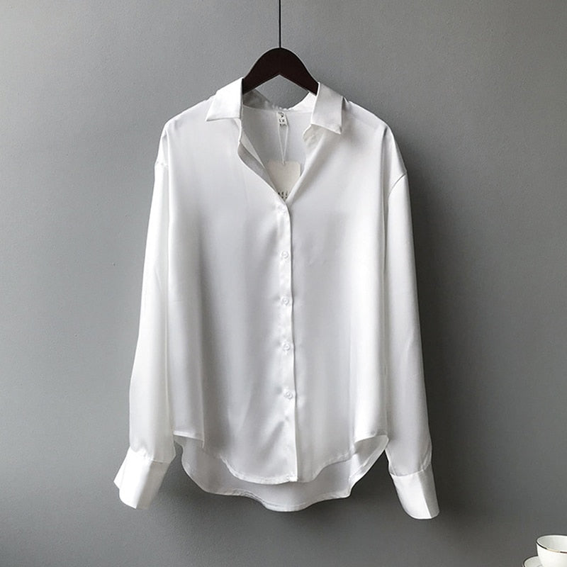 Vintage Stijl Zijdeblouse – Elegante Damesblouse