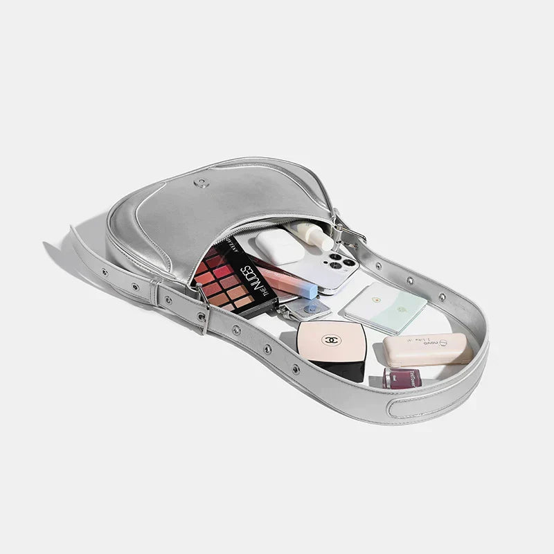 Livia - Vegan Leren Schoudertas voor Dames | Stijlvolle en Duurzame Handtas