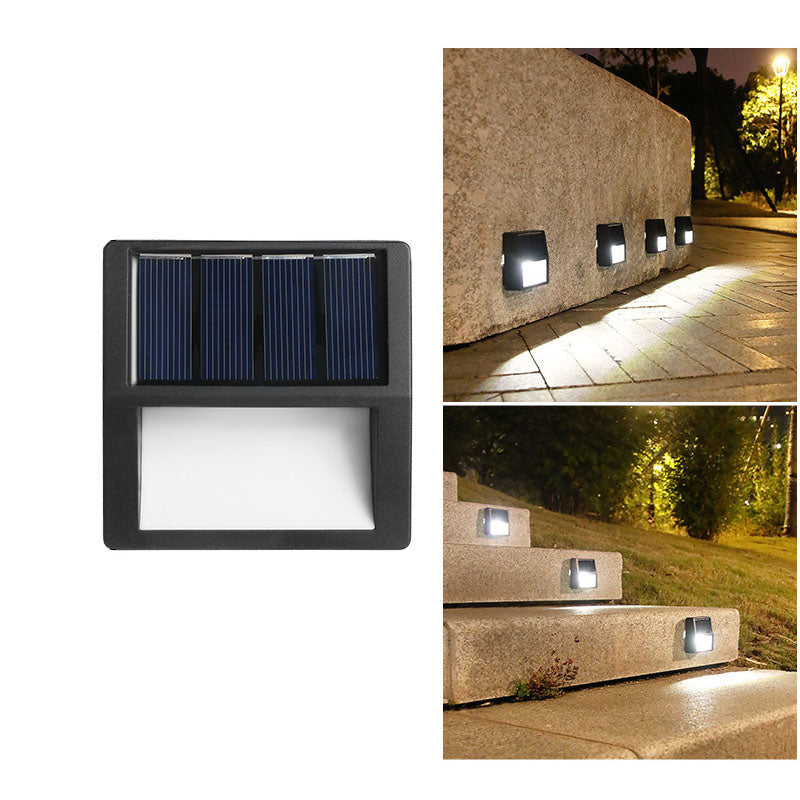 EcoGlow - Waterdichte LED-Solar Terraslampen voor Buiten in Rond en Vierkant