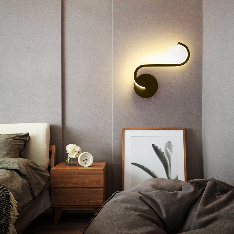 CurveLux - Aluminium LED-wandlamp met gebogen design | Energiezuinige verlichting