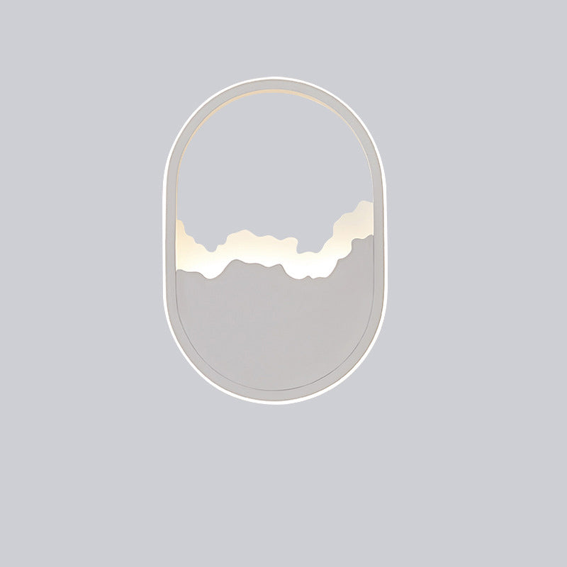 GlowCurve - Ovale LED Wandlamp met Elegant Golvend Design | Moderne Verlichting