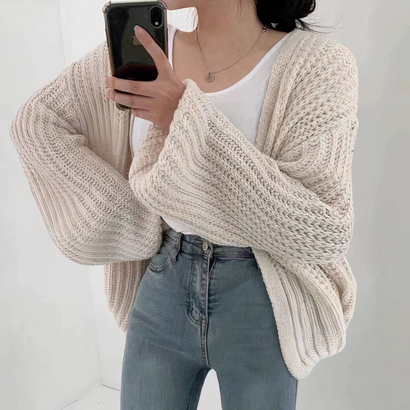 LianaRetro - Gebreid Damesvest in Vintage Stijl – Tijdloos en Eleg