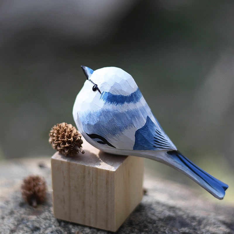 ScandiVogel - Scandinavische Houten Vogelbeeldjes | Decoratieve Houten Ornamenten voor Interieur