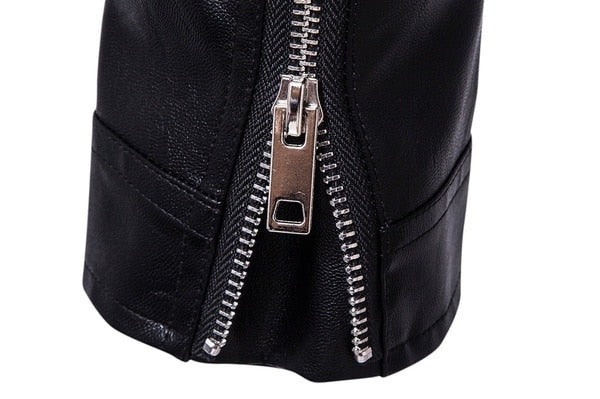 Fenix - Leren Jas voor Heren | Slim Fit | Stehkragen | Winddichte Motorjas