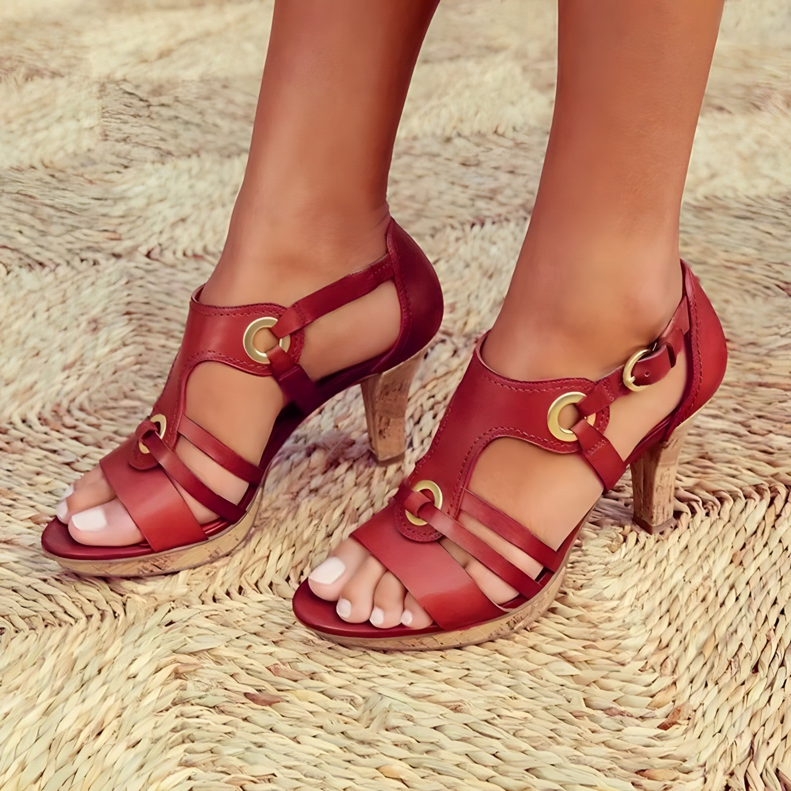 Livia - Trendy Sandalen met Open Teen | Stijlvolle Zomersandalen voor Dames