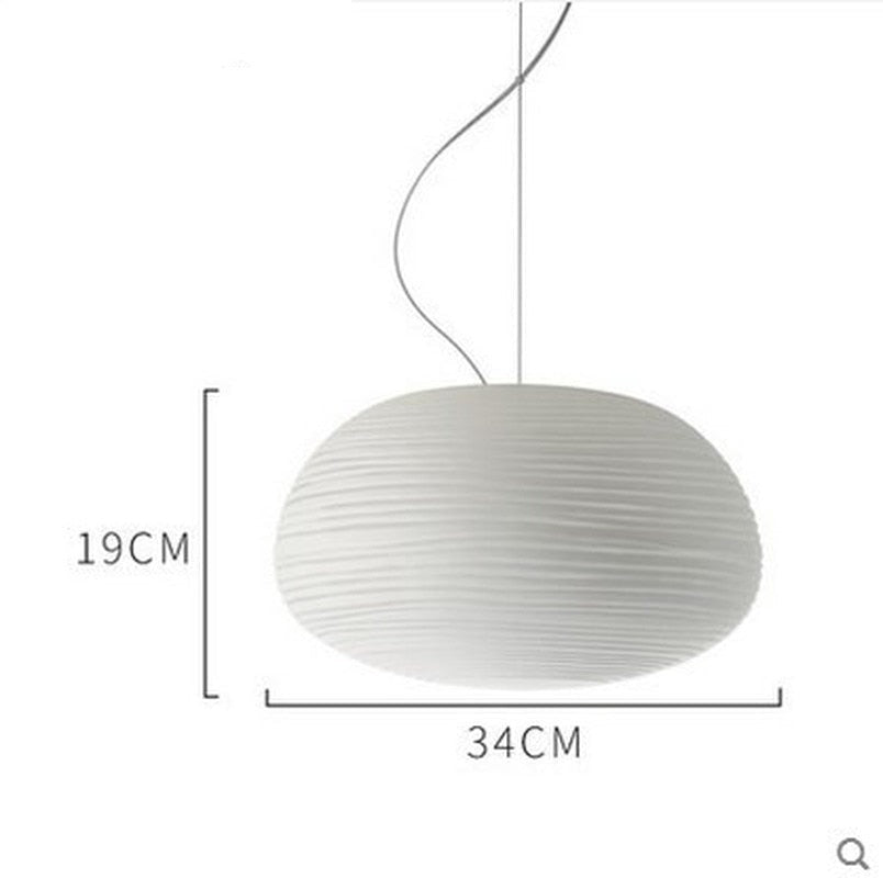 LumiGlass - Moderne Melkwitte Glazen Hanglamp voor Strakke Verlichting