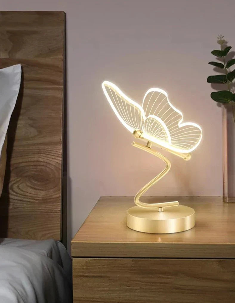 ButterflyGlow - Moderne & Luxe Vlinder Tafellamp | Stijlvolle LED Verlichting voor Woonkamers en Slaapkamers
