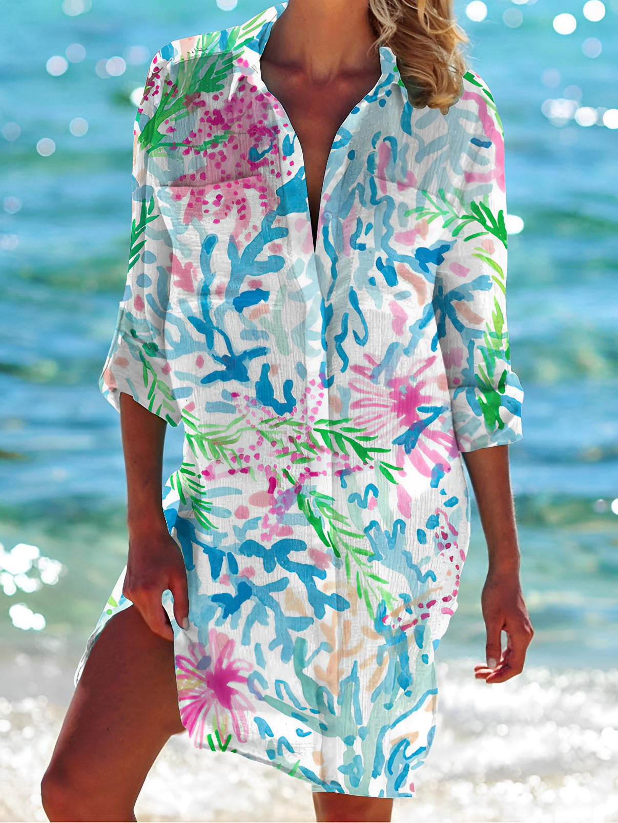 FlexiBlouse – Button-down Blouse voor Dames | Stijlvol & Comfortabel