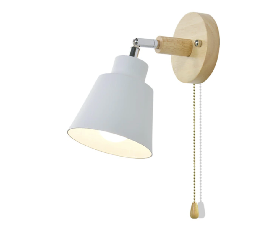 FlexiCollin - Draaibare Wandlamp met Trekketting Schakelaar
