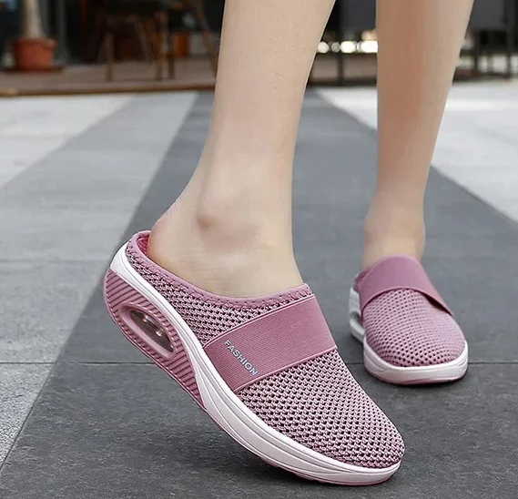 Livia Halve Wikkel Net Orthopedische Sandalen | Comfortabele en Ademende Zomersandalen voor Dames