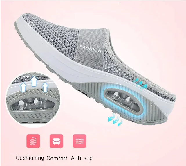 Livia Halve Wikkel Net Orthopedische Sandalen | Comfortabele en Ademende Zomersandalen voor Dames