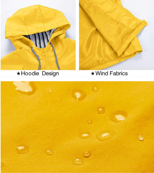 WeerGuard - Waterdichte en Winddichte Jas voor Dames met Maximale Bescherming