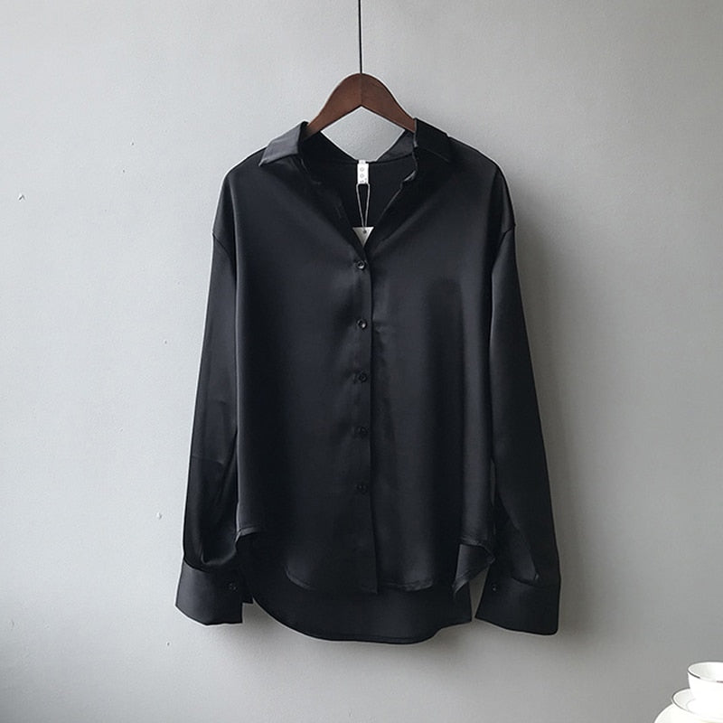 Vintage Stijl Zijdeblouse – Elegante Damesblouse
