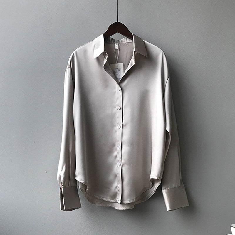 Vintage Stijl Zijdeblouse – Elegante Damesblouse
