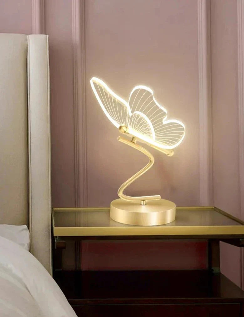 ButterflyGlow - Moderne & Luxe Vlinder Tafellamp | Stijlvolle LED Verlichting voor Woonkamers en Slaapkamers