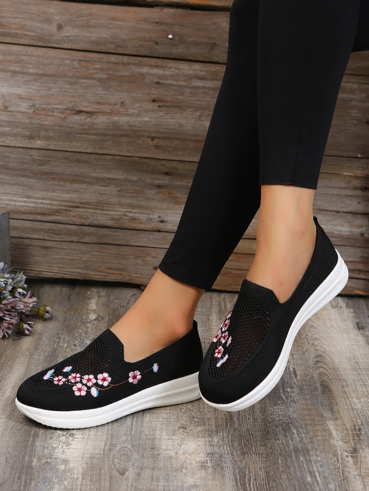 ComfortStep - Slip On Bedrukte Dameschoen 2023