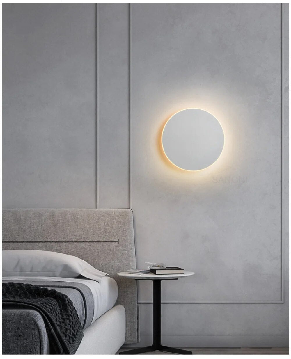 GlowSphere - Ronde LED Wandlamp voor Modern Interieur