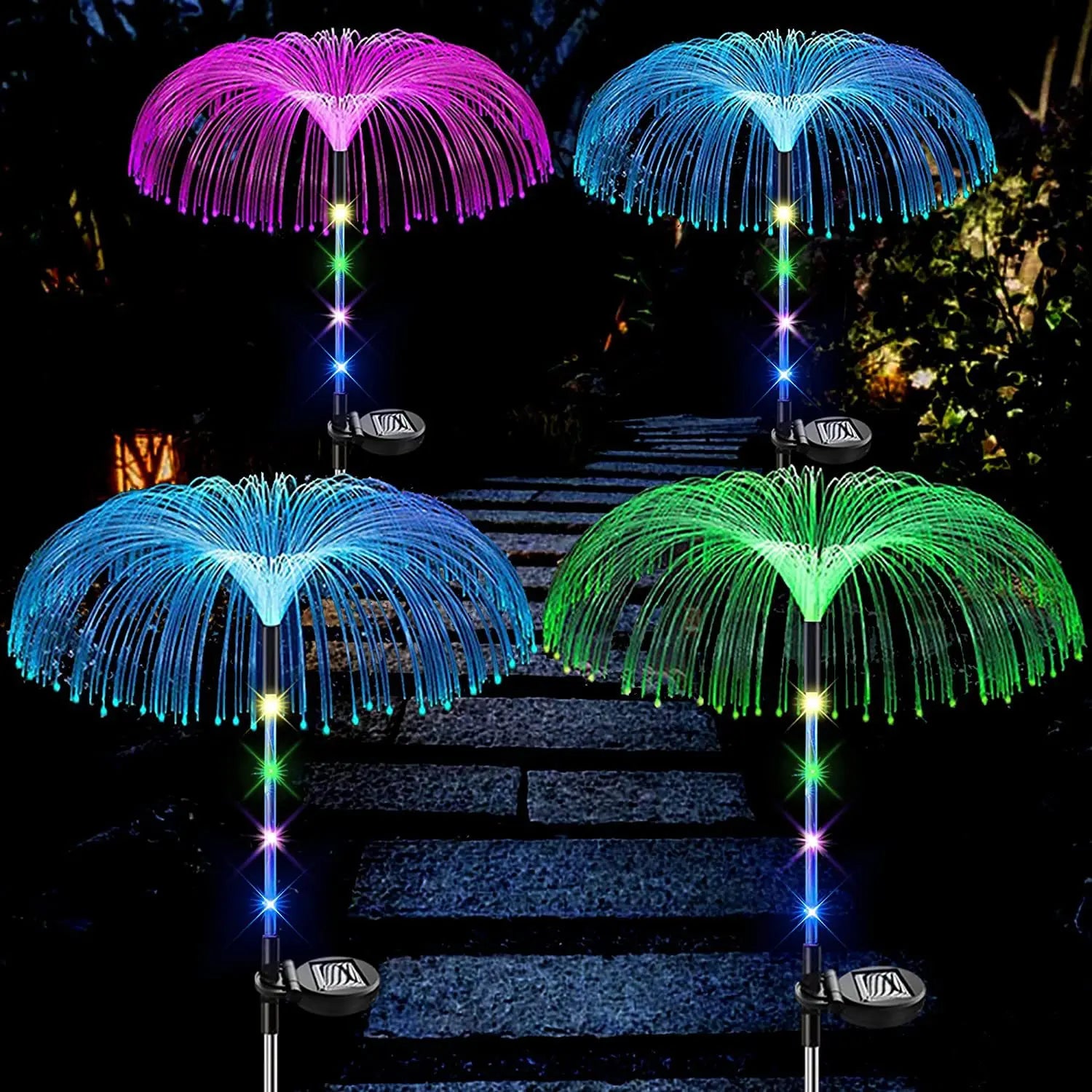 OceanLume - LED Kwallenlamp voor Sfeervolle Buitenverlichting